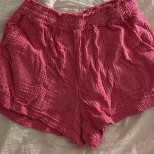 Aerie Pink Shorts (Large)